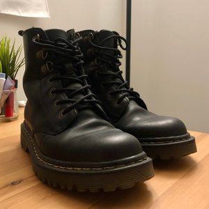 Dr. Martens Black Leather Boots - women's 7